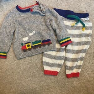 Baby boden Train matching set size 3-6